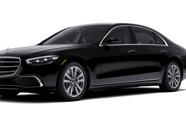 Mercedes Benz limousine without background