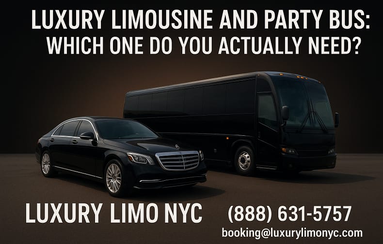 Luxury Limousine and Party Bus: Which One Do You Actually Need?