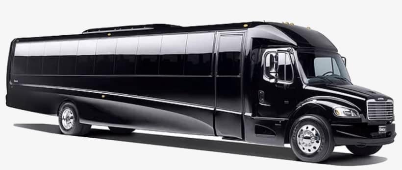42 passenger mini coach without background