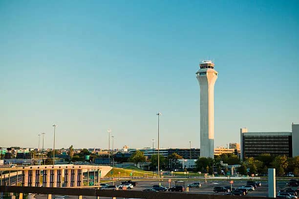 newark airport view from top